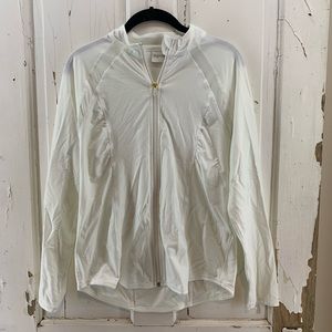 Chico’s Zenergy White Zip Up Jacket